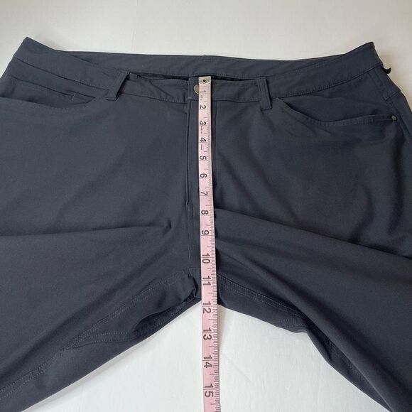 Lululemon ABC Pant Classic 34” Pants Melanite Dark Gray Size 38 - Picture 7 of 14